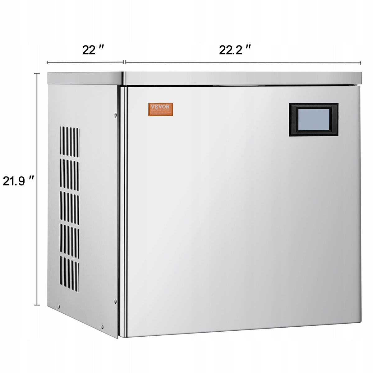 VEVOR COMMERCIAL ICE MAKER 360LBS/DAY STAINLESS STEEL POWERFUL