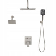 PROFESSIONAL SHOWER SET VEVOR 12 INCH RAINFALL SHOWER HEAD 4-IN-1 HANDHELD SHOWER