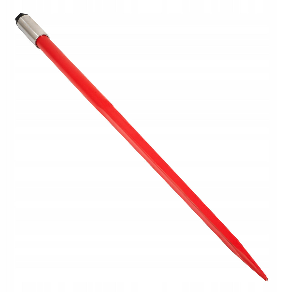 VEVOR HAY BALE SPEAR 49 INCH HEAVY DUTY 4500 LBS SPRING STEEL RED