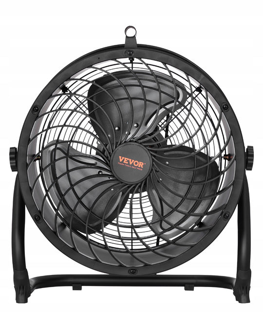 VEVOR 14 INCH FLOOR FAN 3-SPEED POWERFUL INDUSTRIAL 2520 CFM