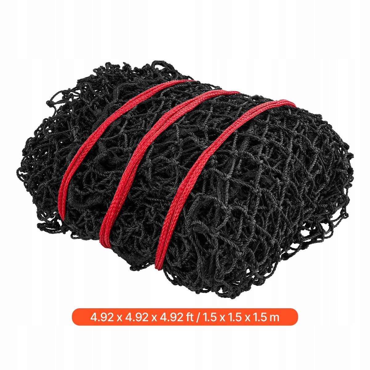 VEVOR HAY NET FOR ROUND BALES 1.5X1.5X1.5M DURABLE STRONG SLOW