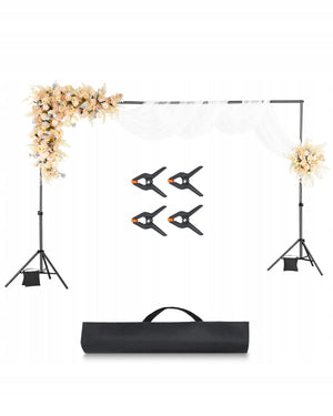 VEVOR ADJUSTABLE BACKGROUND STAND 198X300 CM HEAVY-DUTY KIT BEST FOR STUDIO