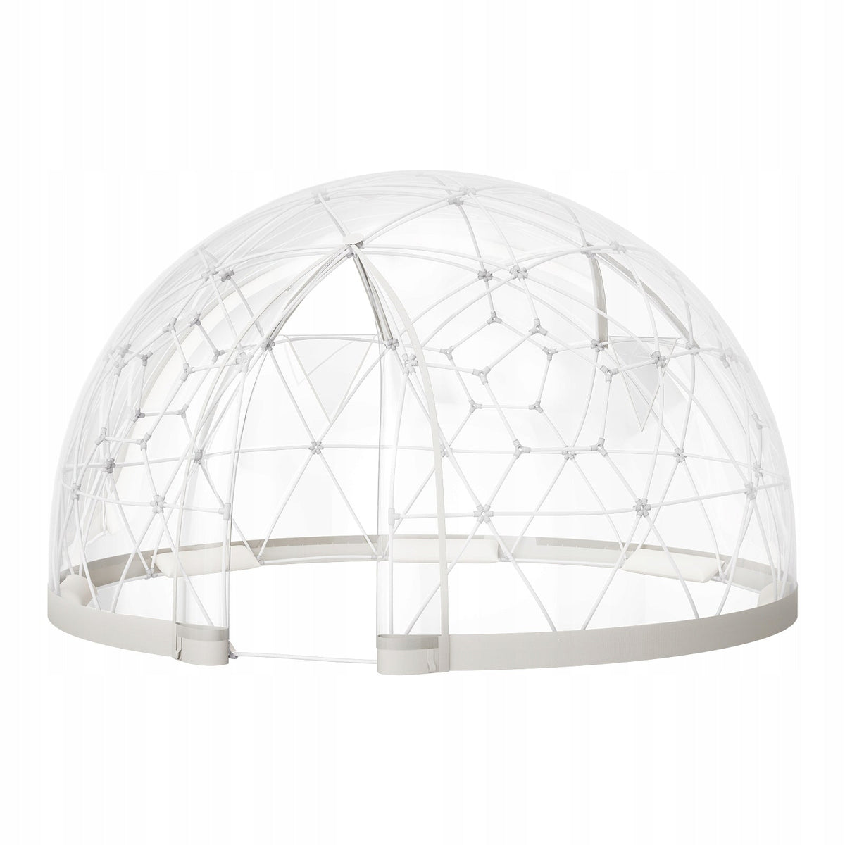 VEVOR GARDEN DOME TENT TRANSPARENT 2.9X1.7M FOR 2-4 PEOPLE STRONG