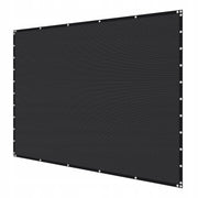 VEVOR 90 HDPE SUN SHADE SAIL 305X305 CM STRONG SOLID BLACK