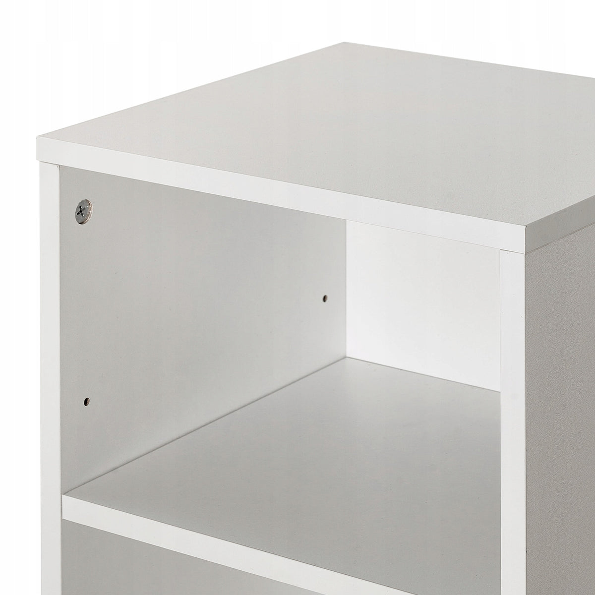 PROFESSIONAL VEVOR 8-TIER LIBRARY SHELF ADJUSTABLE SHELVES WHITE