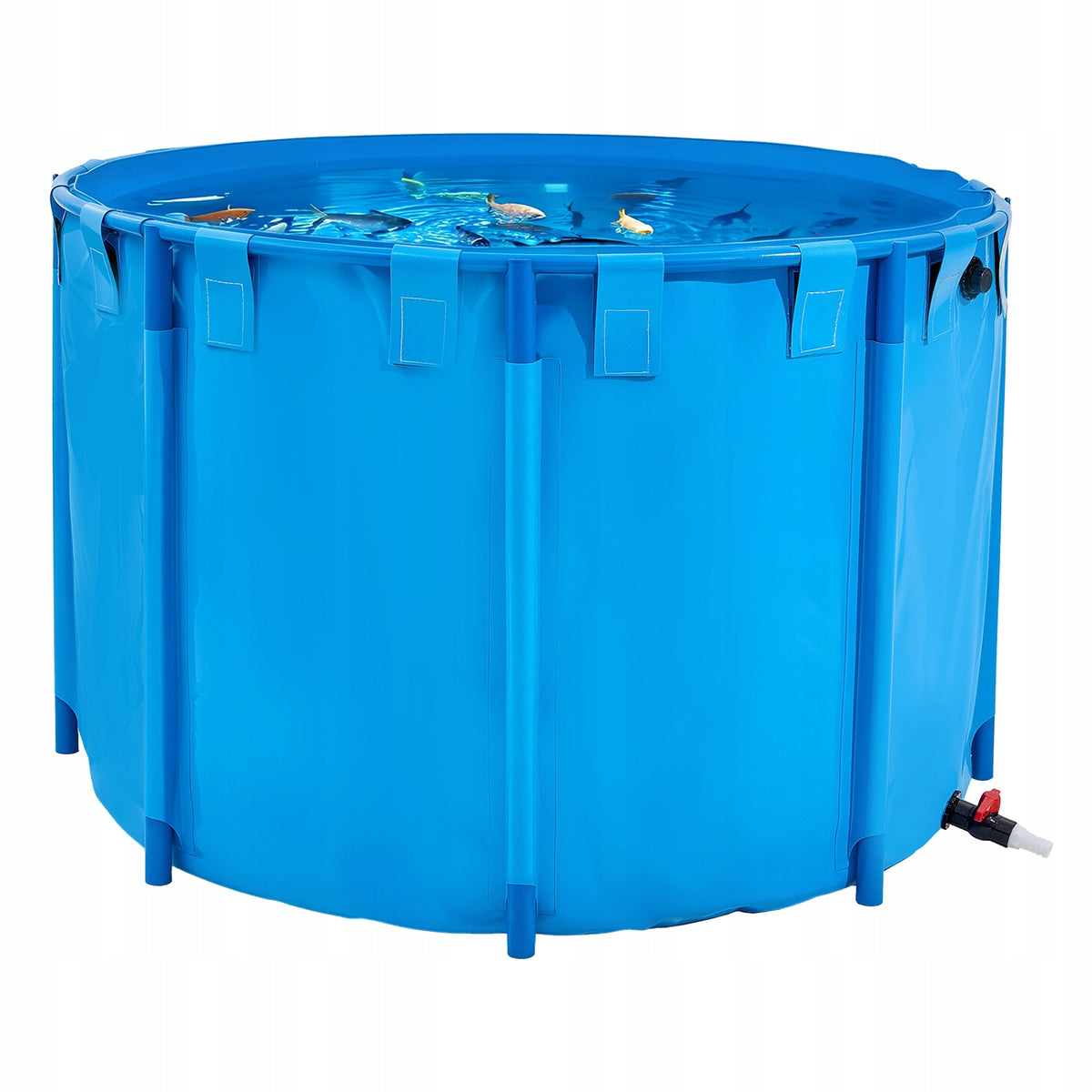 VEVOR PVC FISH POND 1700L FOLDABLE PREMIUM QUALITY ROBUST FRAME