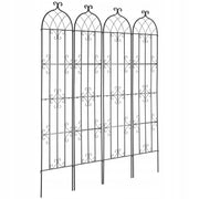 VEVOR CLIMBING PLANT SUPPORT 4 METAL TRELLISES 51X220 CM STURDY