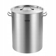 VEVOR 34L 36QT Stainless Steel Stock Pot with Basket and Lid