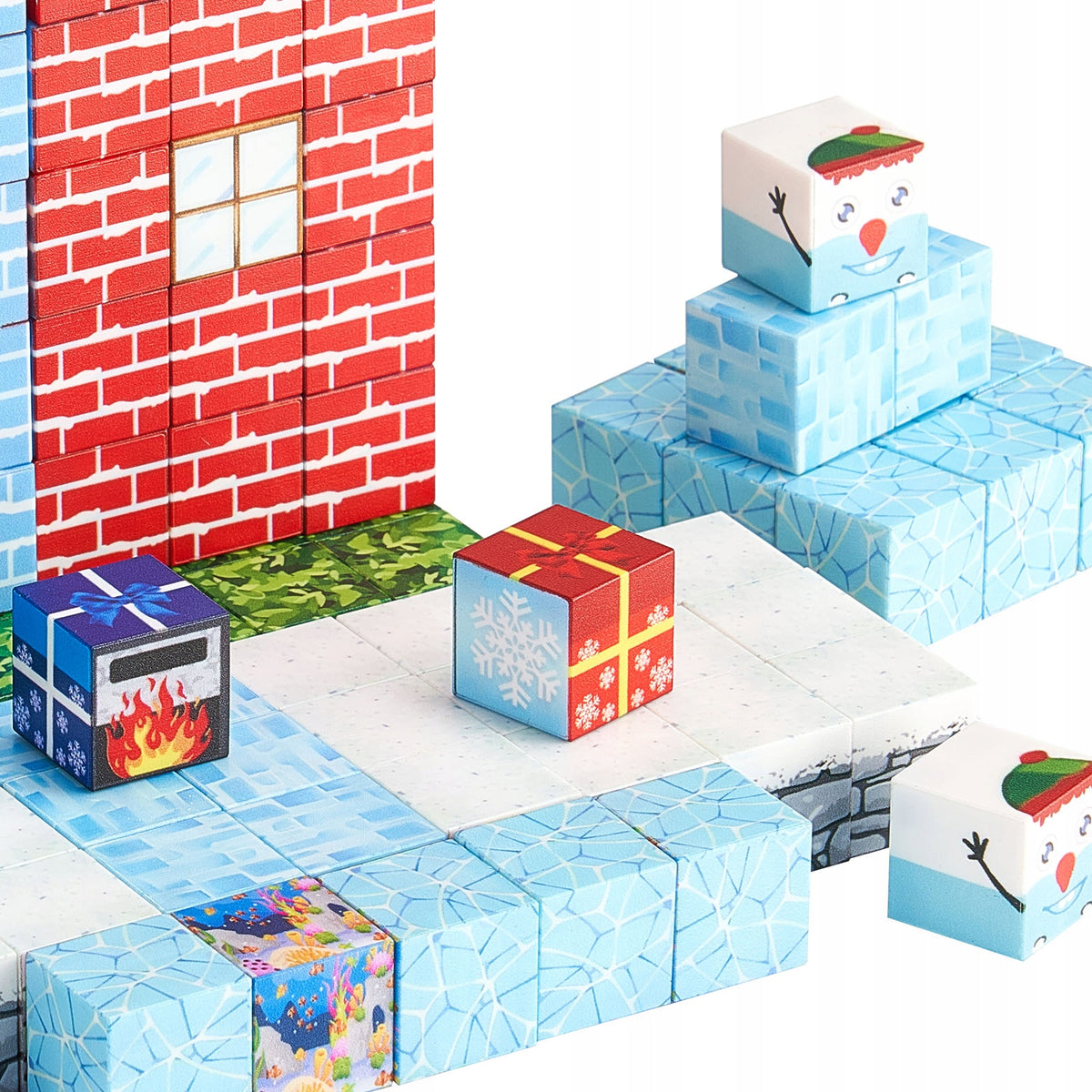 PREMIUM MAGNETIC BLOCKS VEVOR 150 PIECES GLACIER CASTLE SET FOR
