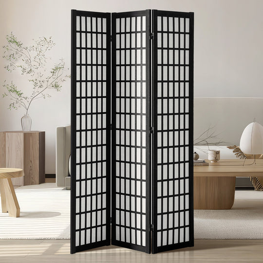 VEVOR 3-PANEL JAPANESE ROOM DIVIDER FOLDING PREMIUM WOOD SCREEN