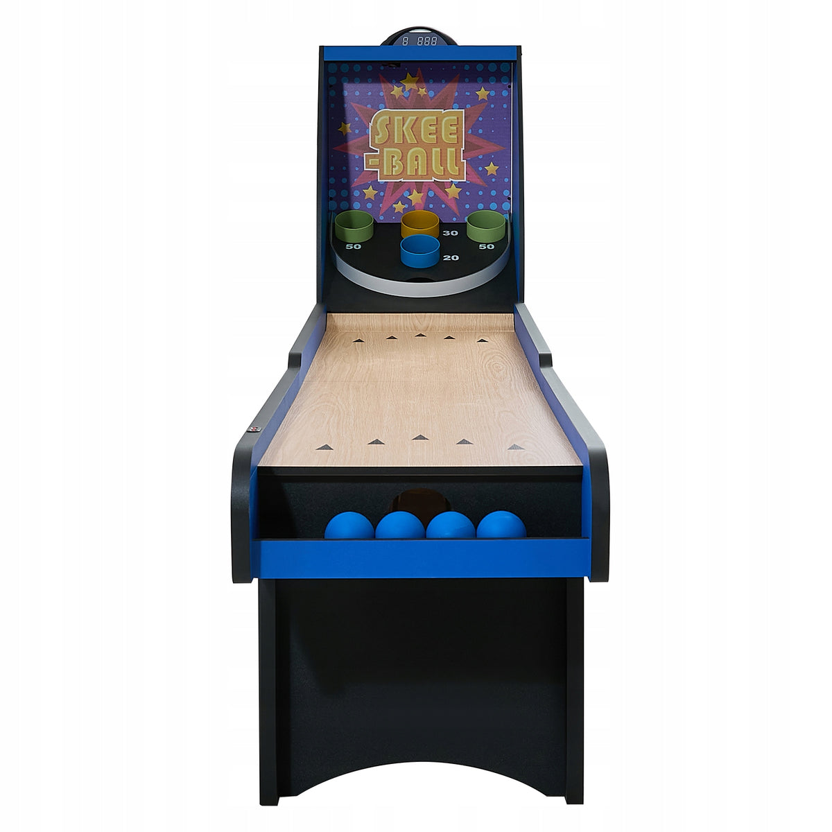 VEVOR 8 FT ROLL AND SCORE CLASSIC ARCADE GAME TABLE WITH ELECTRONIC SCORER