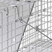 VEVOR RACCOON CAT MARTEN TRAP FOLDABLE GALVANIZED STRONG 31 INCH