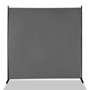 VEVOR ROOM DIVIDER 1 PANEL 180 CM GREY STURDY FRAME OXFORD