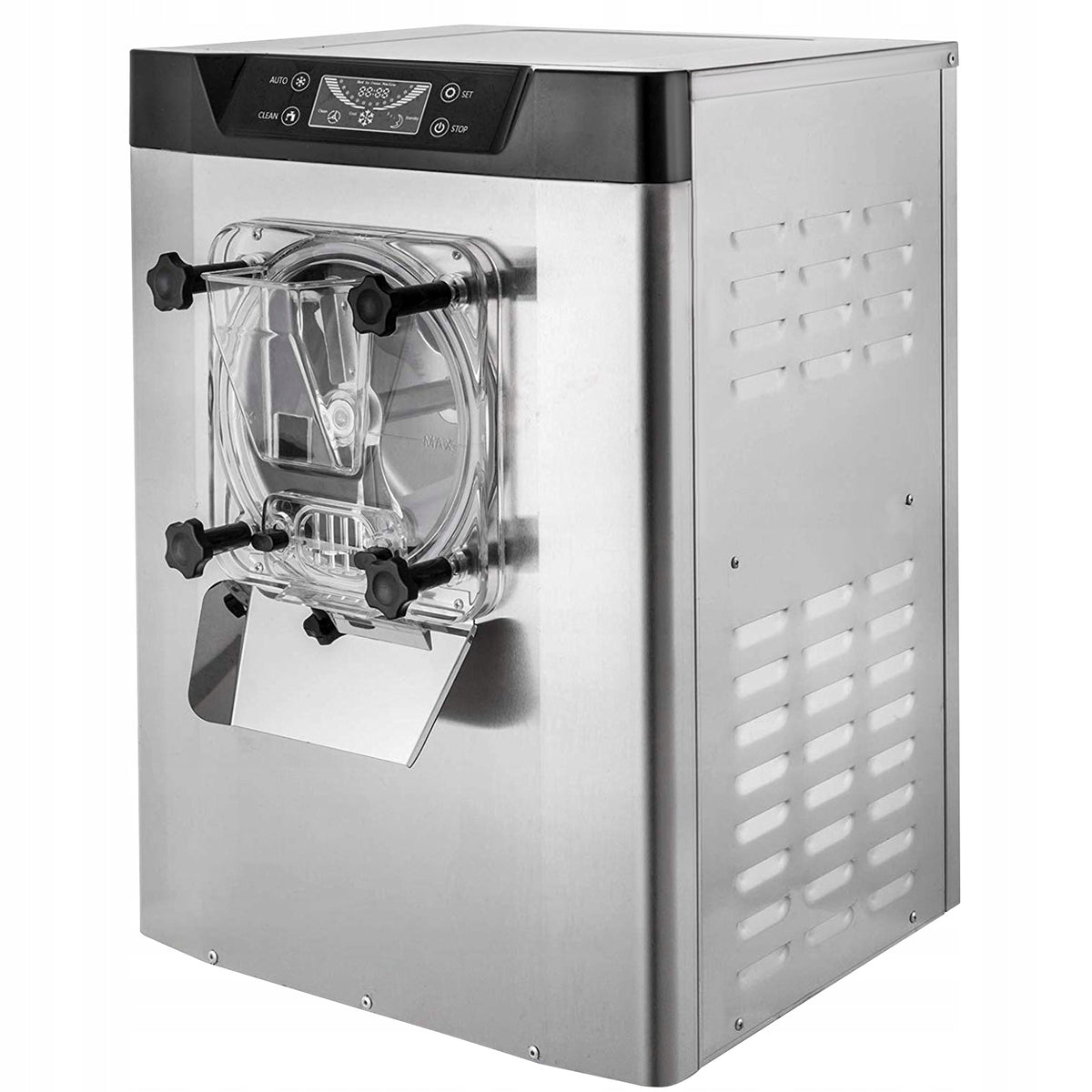 VEVOR COMMERCIAL ICE CREAM MACHINE 16-20L H 1400W STAINLESS STEEL LCD