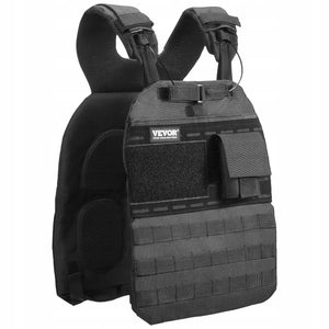 VEVOR ADJUSTABLE WEIGHTED VEST 18 14 KG PREMIUM 1000D STRONG NYLON