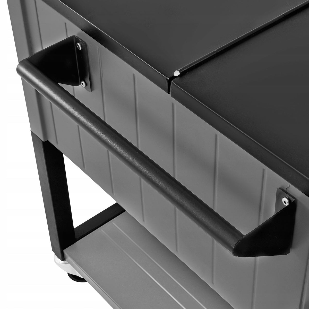 VEVOR 75.7L REFRIGERATED CART FOR DRINKS, UP TO 50 BOTTLES, 110 CANS, HEAVY DUTY