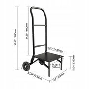 VEVOR FOLDING CHAIR RACK HEAVY DUTY CHAIR CART 68 KG LOAD CAPACITY