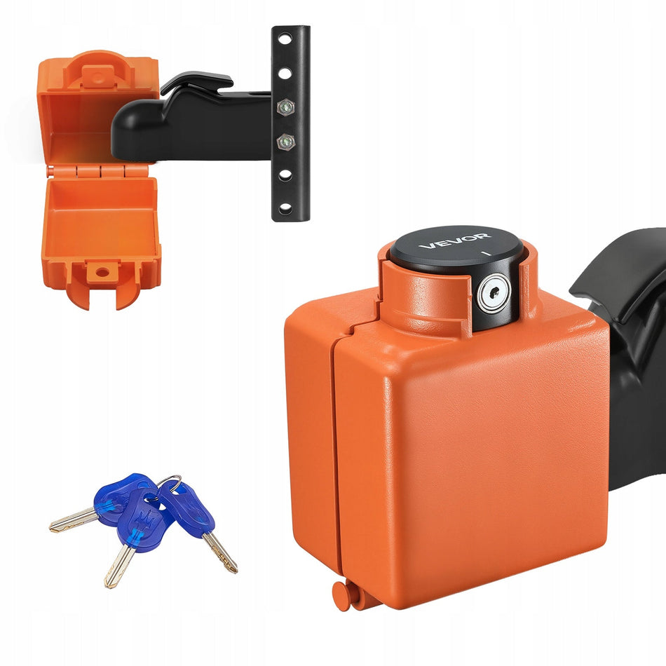 VEVOR TRAILER HITCH LOCK HEAVY DUTY FOR 50.8 AND 58.7 MM COUPLING ANTI-CORROSION