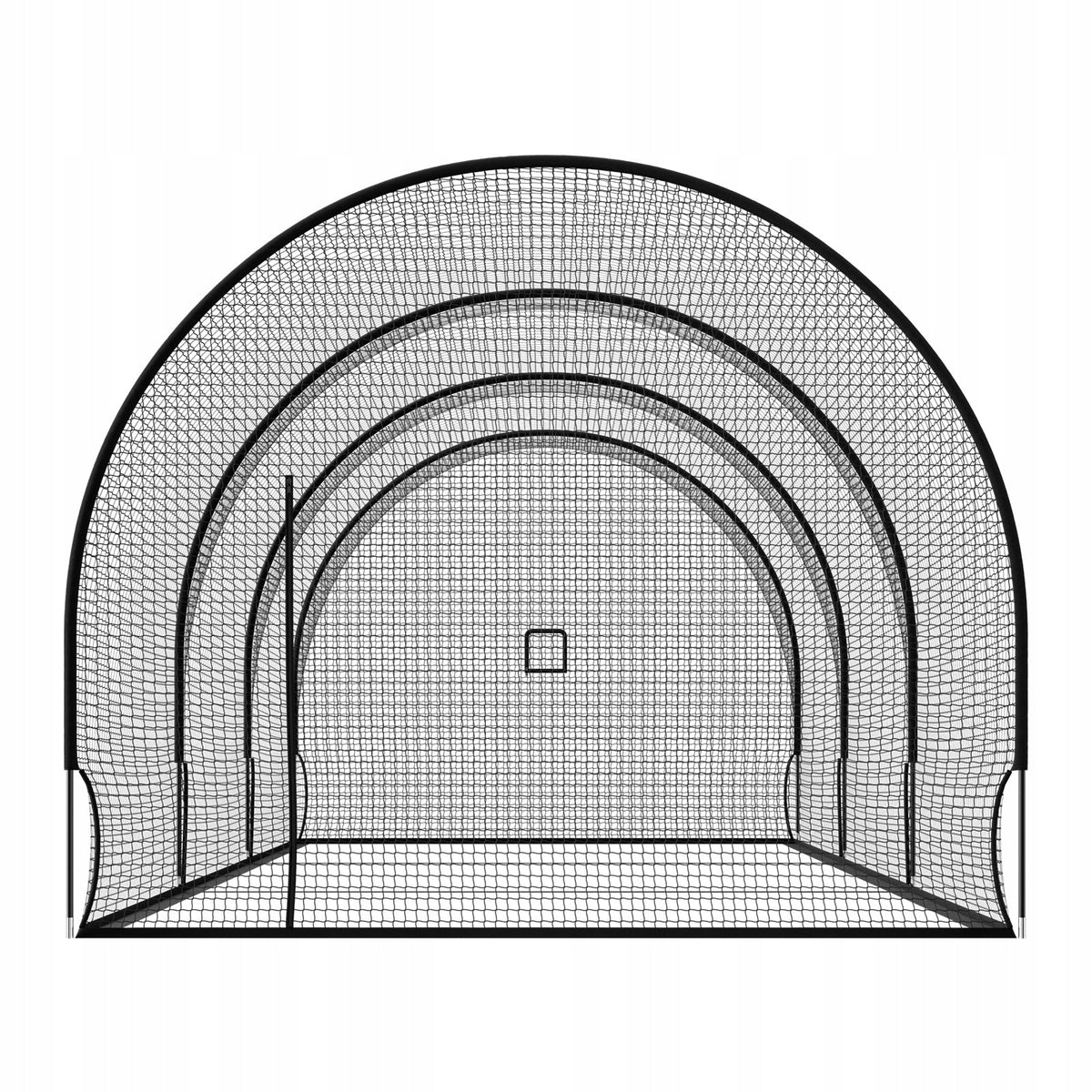 VEVOR BASEBALL CAGE NET SEMI-CIRCULAR 10058X3660X3000MM STRONG SOLID