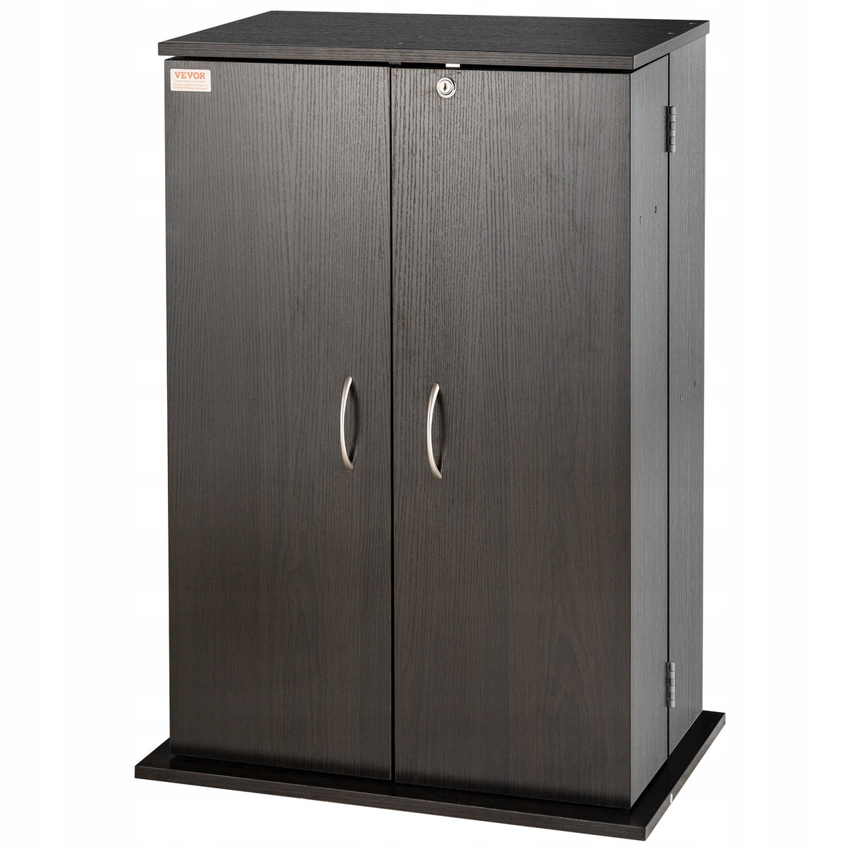 SOLID DVD CD VEVOR CABINET WITH ADJUSTABLE SHELVES AND DOORS