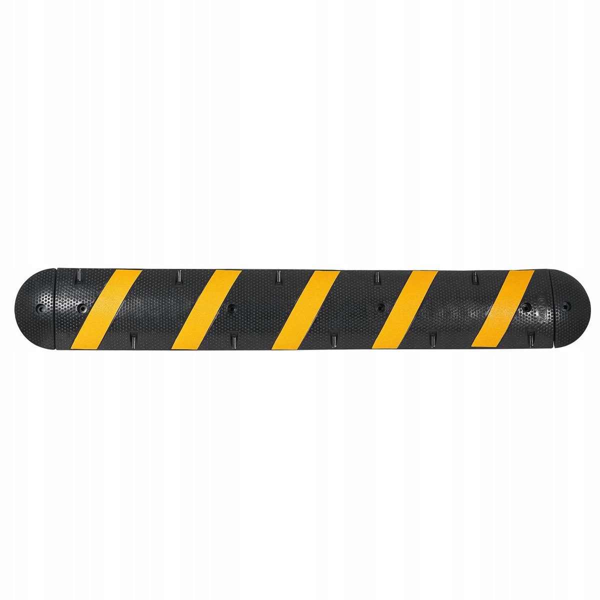 VEVOR 183CM HEAVY DUTY CABLE PROTECTOR RAMP 2-CHANNEL RUBBER CABLE RAMP WEIGHT CAPACITY
