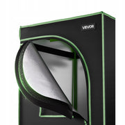 VEVOR 60X60X180 CM 600D MYLAR GROWBOX PROFESSIONAL GROW TENT