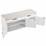 SHOE RACK BENCH VEVOR 1050X350X503 MM STURDY FOR HALLWAY WHITE