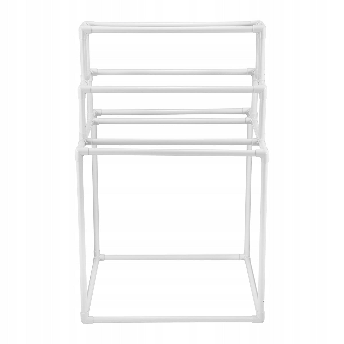 TOWEL RACK VEVOR PVC 8 BARS STURDY FOR OUTDOOR AND POOL