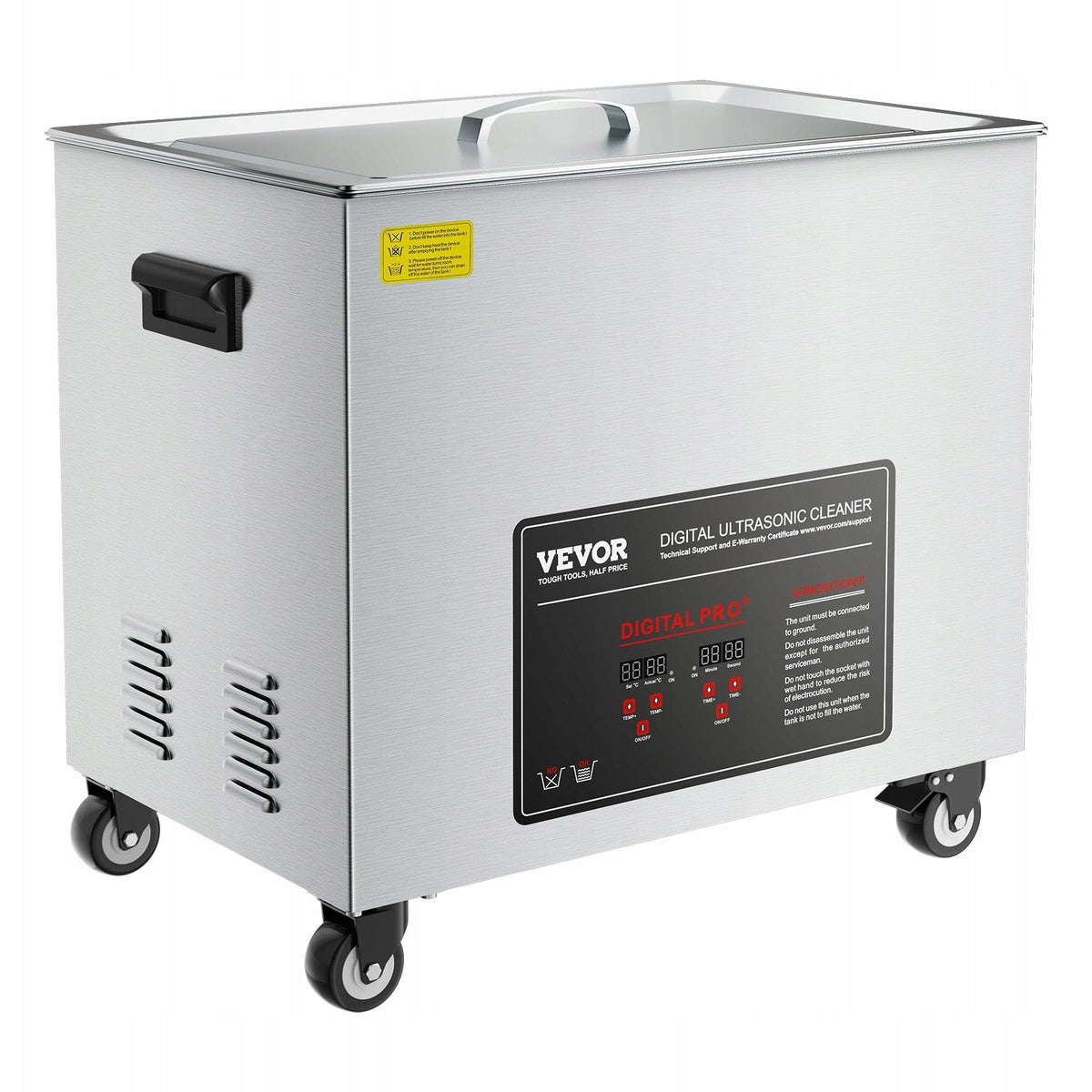 VEVOR 50L PROFESSIONAL ULTRASONIC CLEANER 840W WITH BASKET AND WHEELS