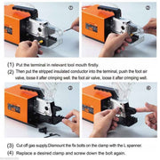 VEVOR AM-10 PNEUMATIC CRIMPING TOOL 1 3T ROBUST CABLE CRIMPING MACHINE