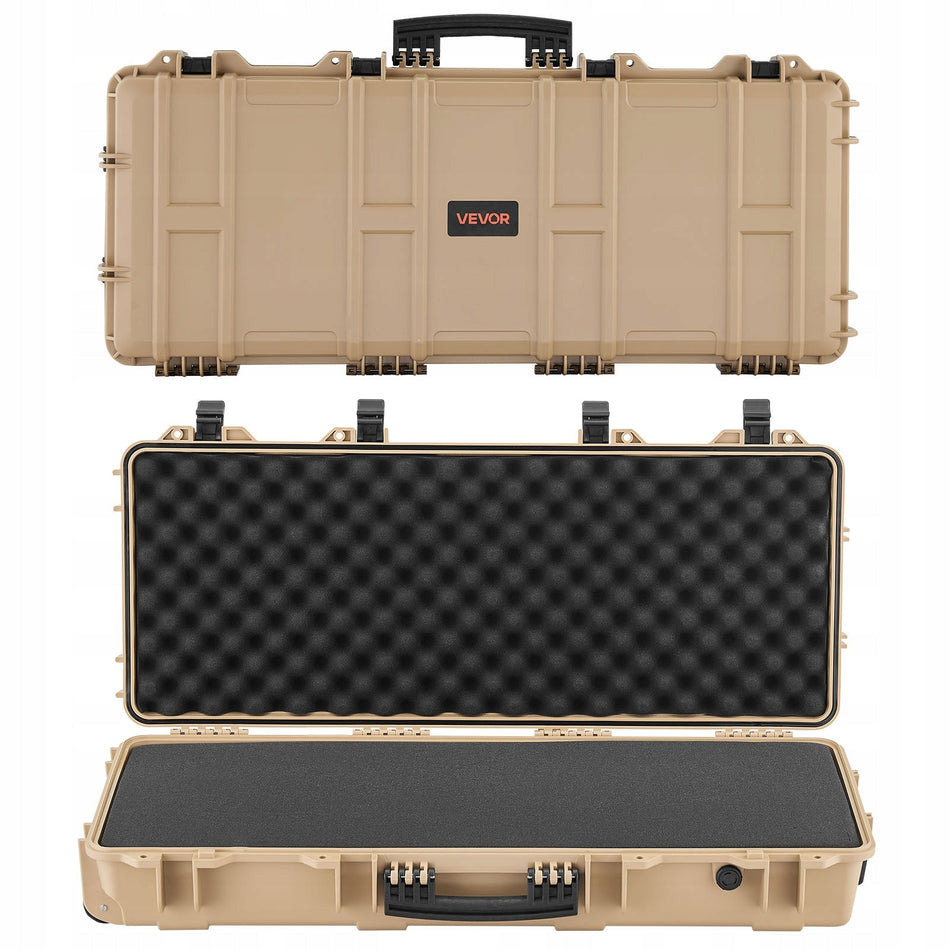 VEVOR HARD RIFLE CASE WITH KEY LOCK, WATERPROOF IP67, ROBUST