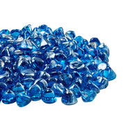 VEVOR FIRE PIT GLASS 9 KG GLASS ROCKS SEA BLUE 25.4 MM