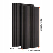 PROFESSIONAL ACOUSTIC PANELS VEVOR MDF 1200X600X21MM BLACK OAK 4 PIECES