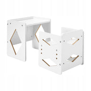 PREMIUM VEVOR MONTESSORI ADJUSTABLE TABLE AND CHAIR SET FOR TODDLERS