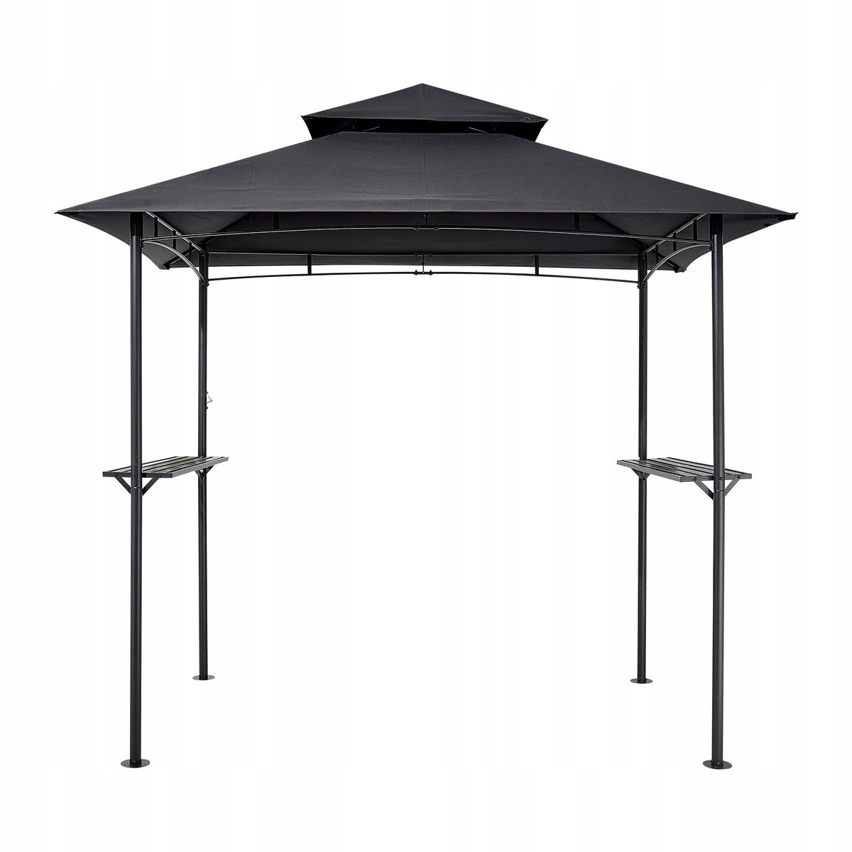 VEVOR BBQ GAZEBO 2430X1500X2500 MM TWO-TIER ROOF STRONG STEEL