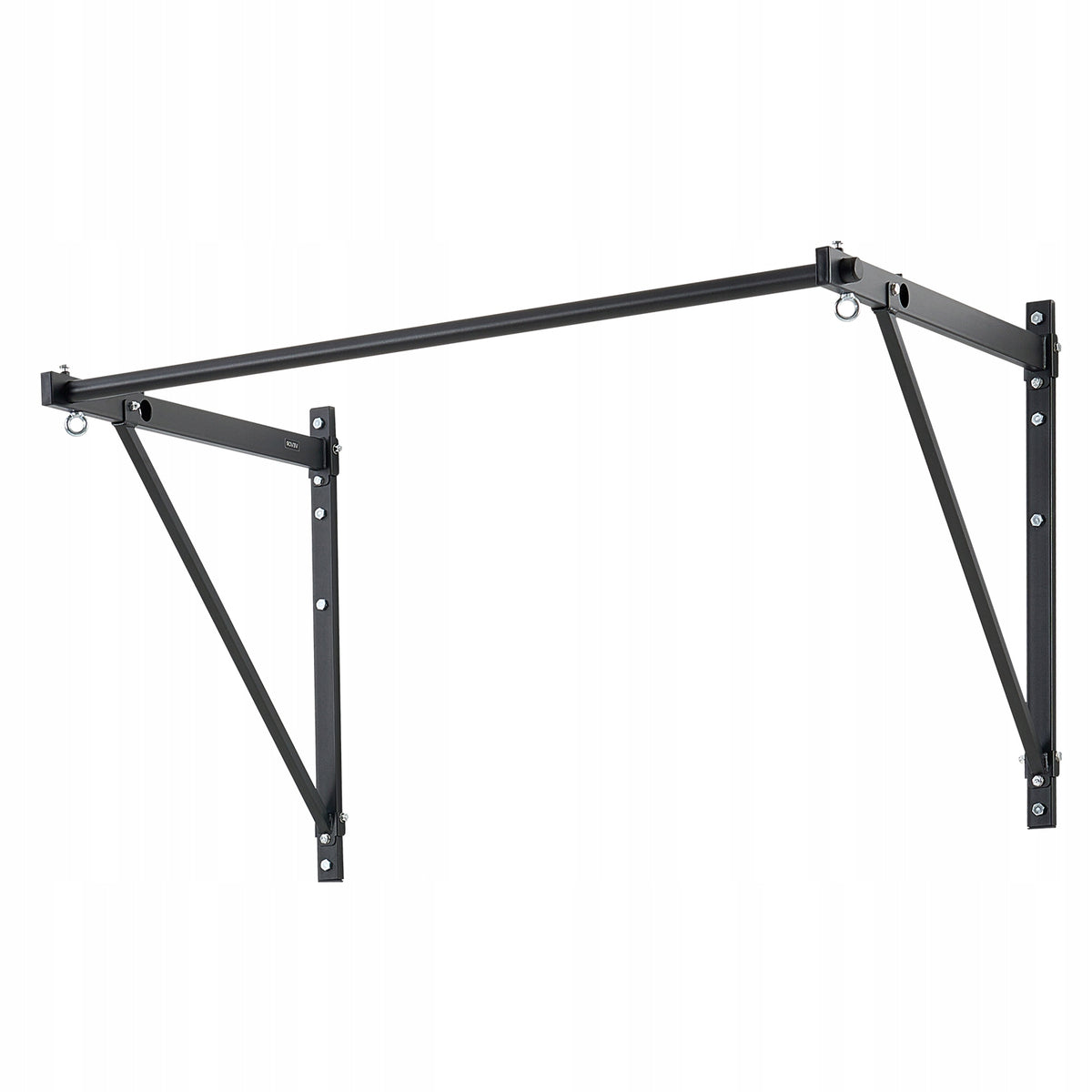 VEVOR Heavy Duty Wall Mounted Pull Up Bar Adjustable 440LBS Black