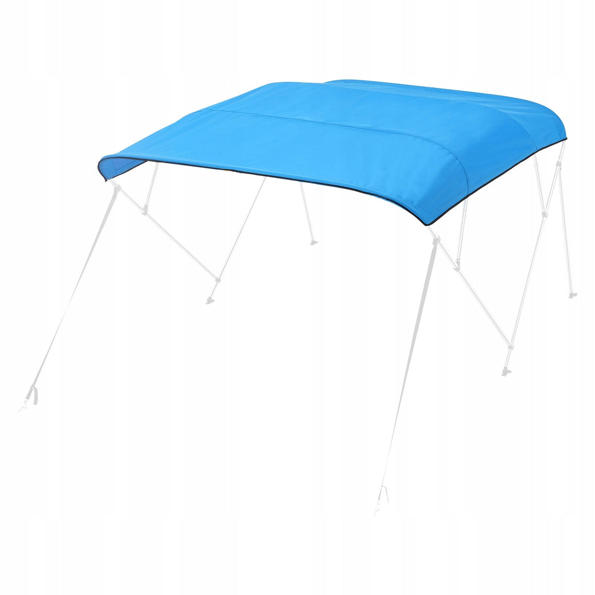 VEVOR BIMINI TOP BOAT COVER 4 BOW 600D WATERPROOF POLYESTER