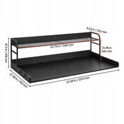 VEVOR Professional Laundry Pedestal with 2-Tier Shelf