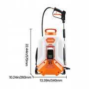 VEVOR CORDLESS PRESSURE SPRAYER 16L ELECTRIC BACKPACK