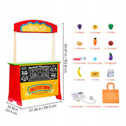 VEVOR WOODEN 2-IN-1 SHOP PUPPET THEATER PREMIUM CURTAINS MDF