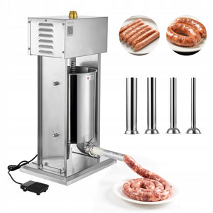 VEVOR 12L 200W STAINLESS STEEL ELECTRIC SAUSAGE STUFFER