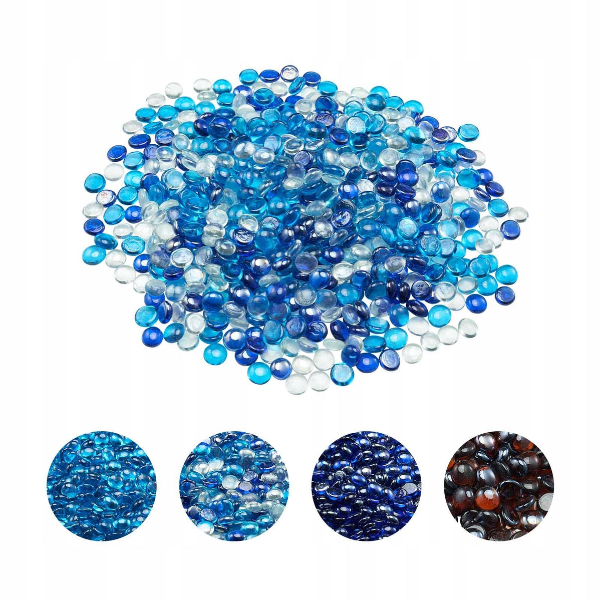 VEVOR FIREPROOF GLASS 4.5 KG GLASS STONES HIGHEST QUALITY