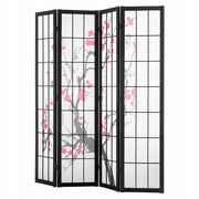 VEVOR 4-PANEL JAPANESE ROOM DIVIDER FOLDING PRIVACY SCREEN