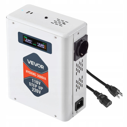 VEVOR 3000VA STEP UP VOLTAGE CONVERTER POWERFUL TRANSFORMER 110V