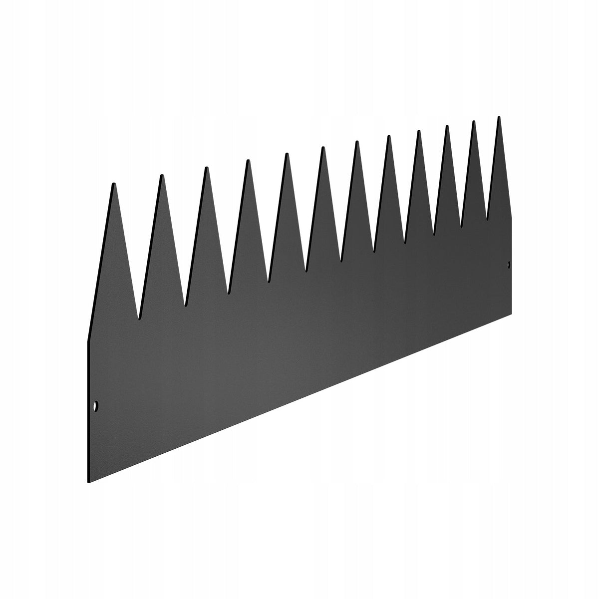 VEVOR METAL FLEXIBLE LAWN EDGING 1016X203X1.5MM 3 PIECES BLACK