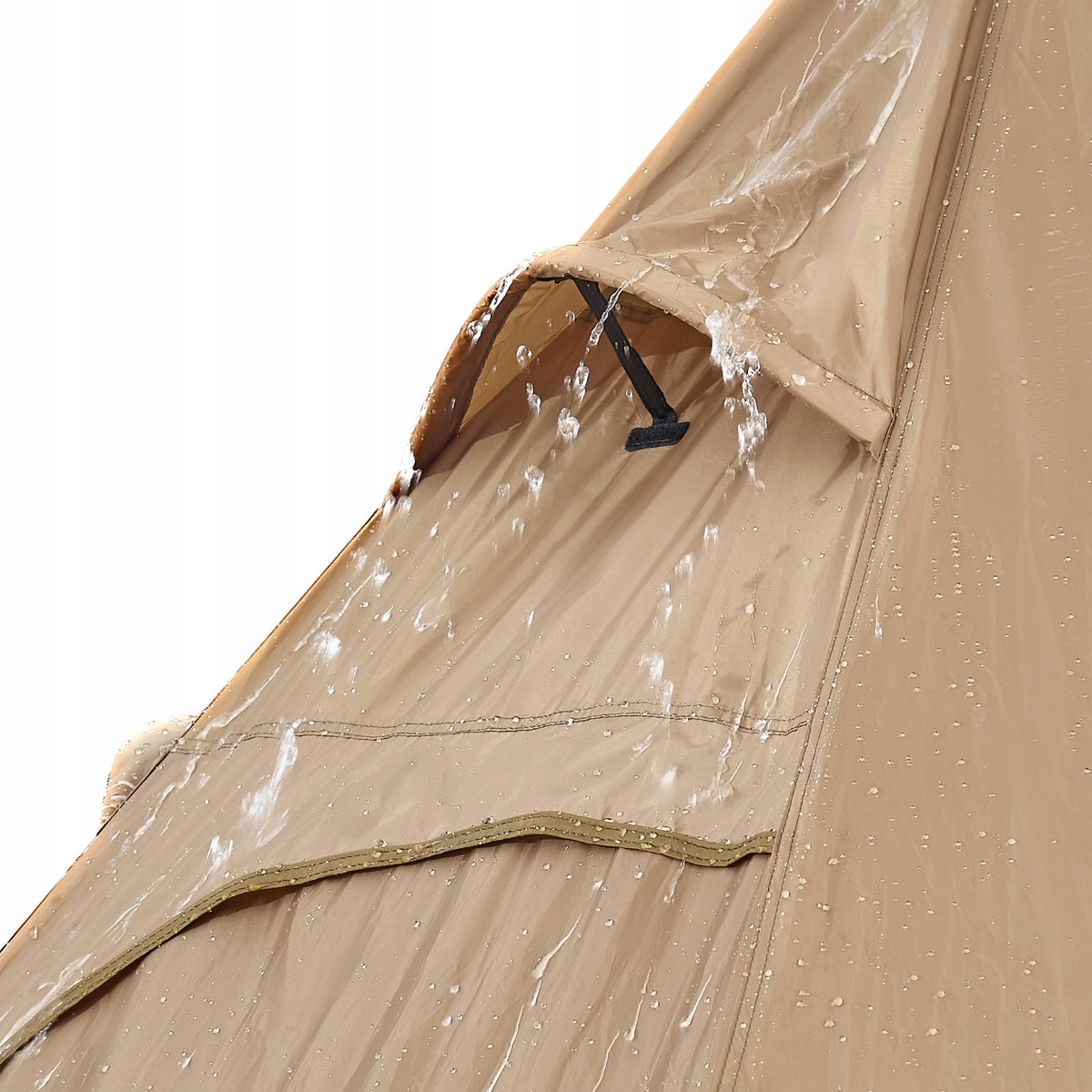 VEVOR 2-PERSON TIPI TENT PORTABLE WINTER WATERPROOF WITH CONNECTOR