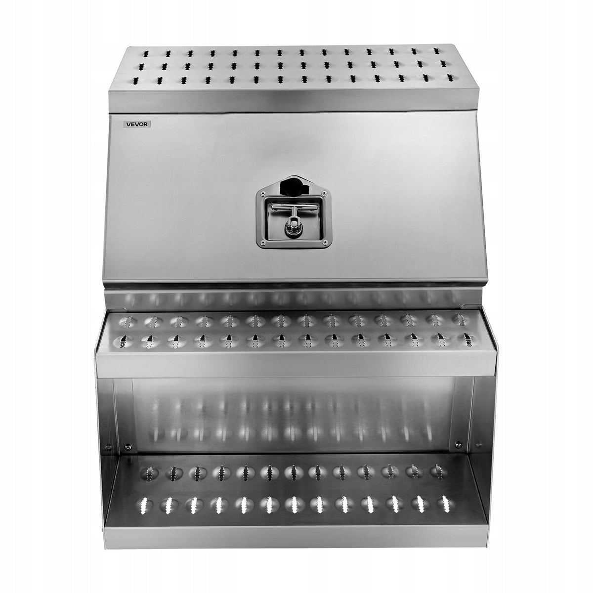 VEVOR SADDLEBAG STEP BOX TOOL BOX 610X695X645 MM ALUMINUM