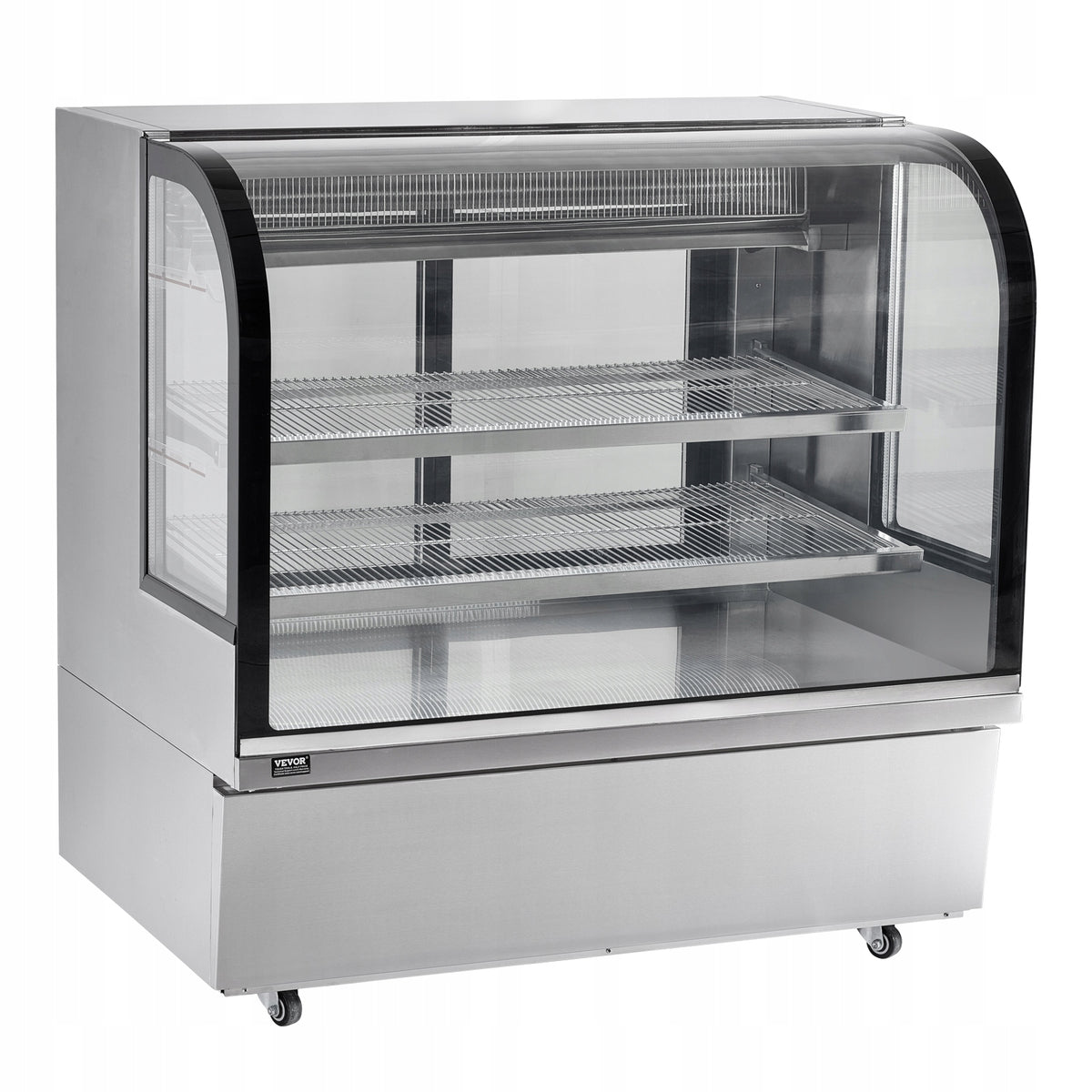 VEVOR CAKE DISPLAY REFRIGERATOR 505L 2-TIER COMMERCIAL LED STAINLESS STEEL