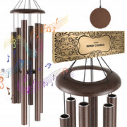 VEVOR 127 CM WIND CHIME 6 TUBES DEEP TONE SOLID DECOR
