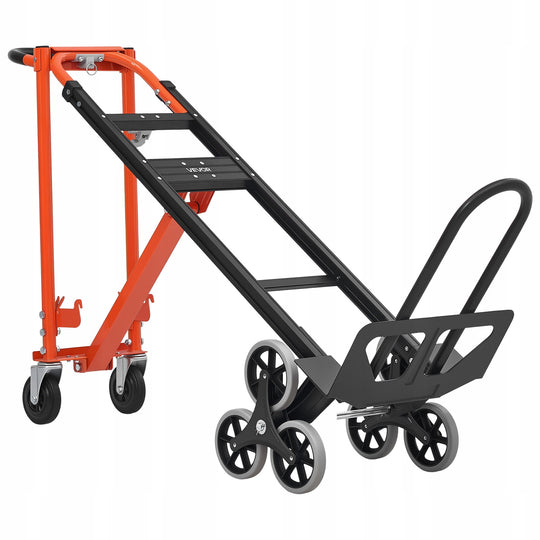VEVOR 3-in-1 Stair Climbing Hand Truck, Heavy-Duty, Foldable, 350 kg, Aluminum